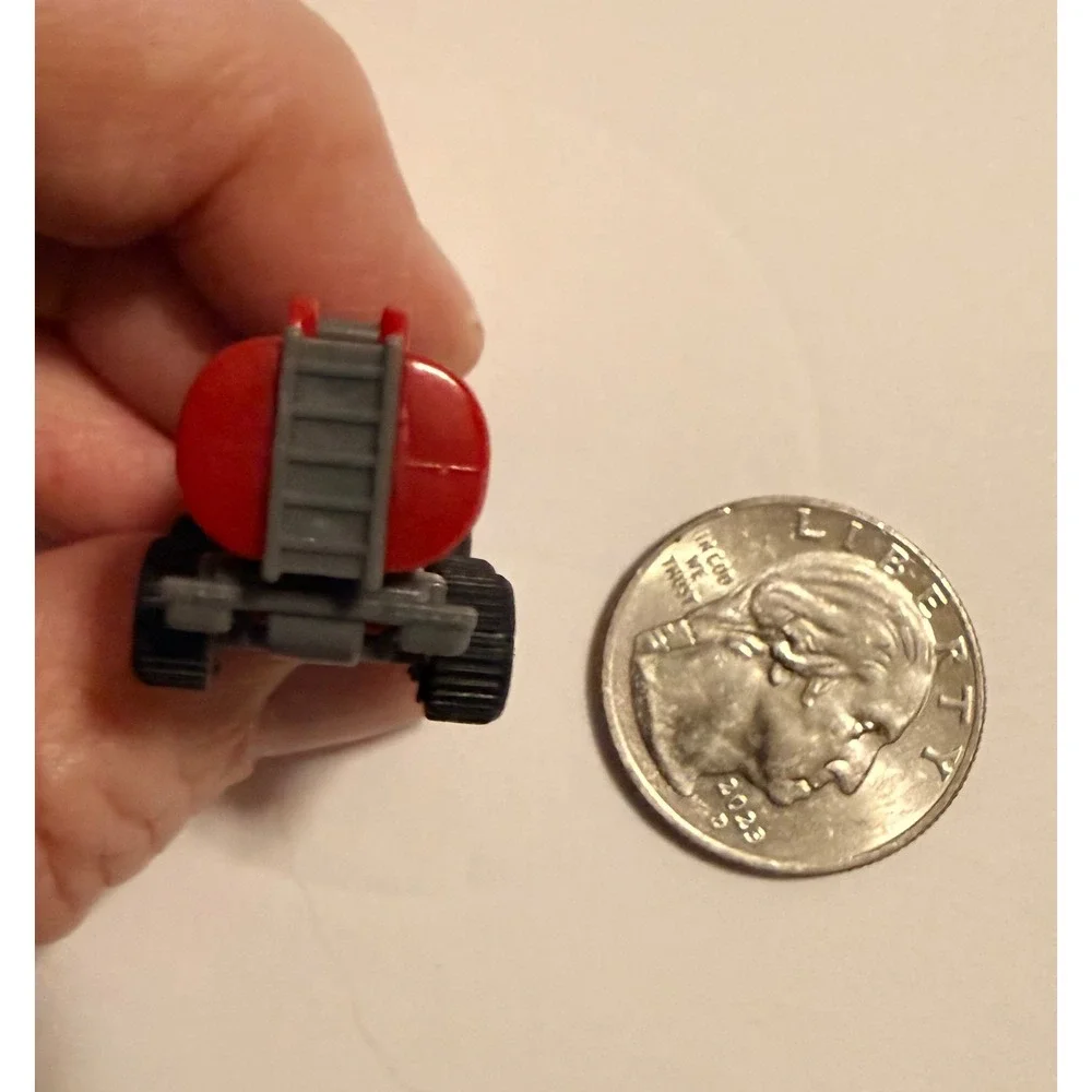 Driven by Battat Pocket Series Micro Tanker Truck Blue and Red Toy Vehicle‎